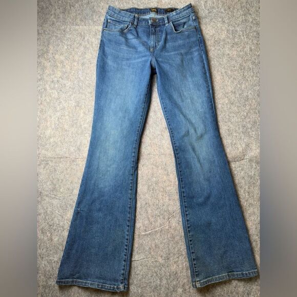 Riders by Lee Jeans Womens 8 M Blue Mid Rise Bootcut Stretch Denim 30 #139 - Picture 1 of 9